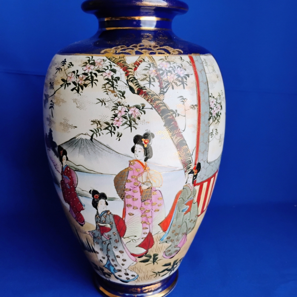 SATSUMA Vtg Likely Meiji Period Vase